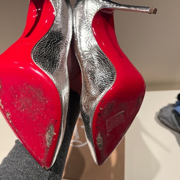 CHRISTIAN LOUBOUTIN
Broken Glass Corneille 100 Pumps 40.5 Silver - Picture 5 of 7
